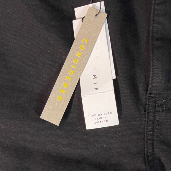 Topshop Jamie High Waisted Skinny Jeans Black Size 10 Petite 32x28 - Picture 7 of 11